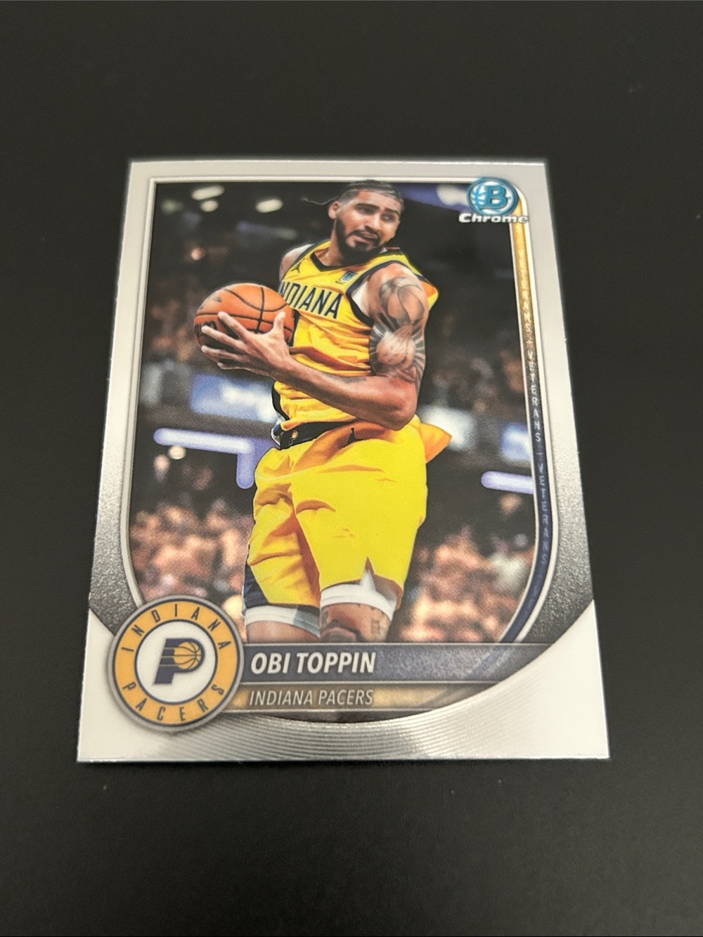 Topps Chrome Obi Toppin Indiana Pacers Basketball Card